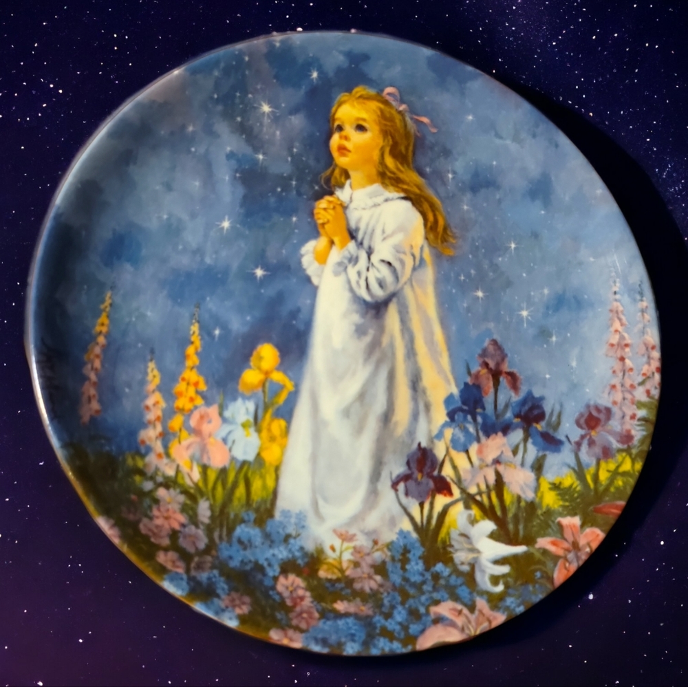 Vtg 87 Reco Intnl Twinkle Twinkle Little Star John McClellan 1st Issue Plate